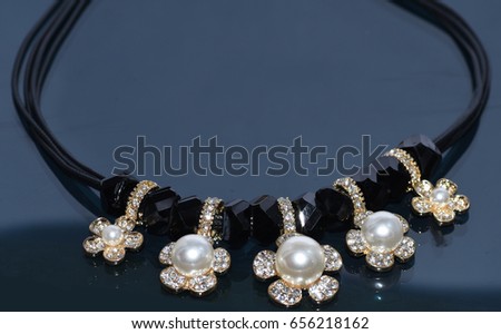Fancy Necklace for woman - Jewelry neck- set 