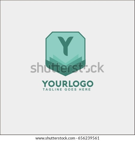 Y letter logo vector. book logo vector.