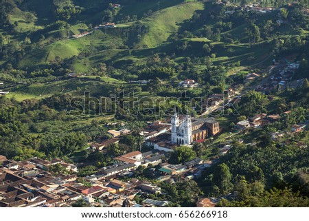 View of Jerico; Antioquia Royalty-Free Stock Photo #656266918