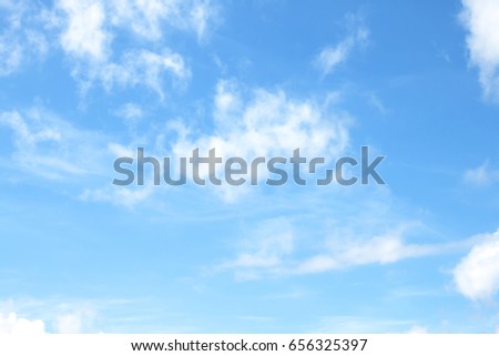 white clouds on the blue sky on sunny day (seamless)