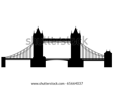 Tower Bridge  - vector Royalty-Free Stock Photo #65664037
