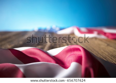 Independence day. Usa flag.