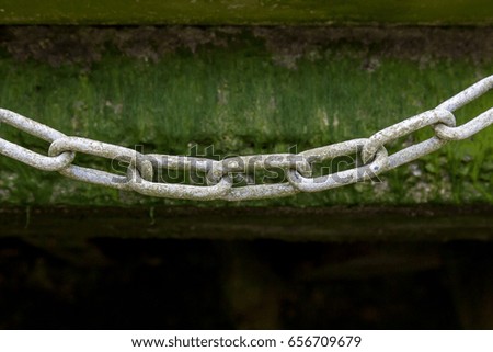 An Old Metal Chain