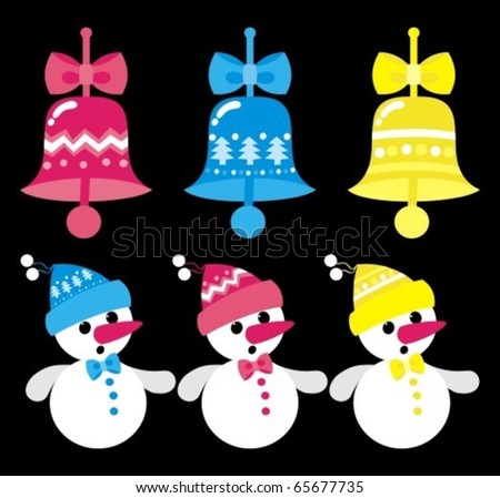 snowmen and bells