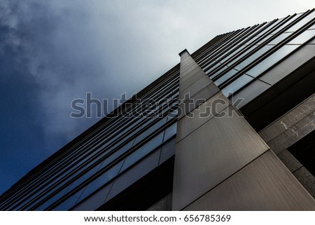 Angle Look at Office building