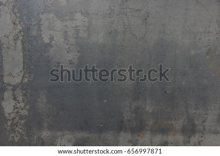 Texture sheet of iron traces of rust and oil. Royalty-Free Stock Photo #656997871