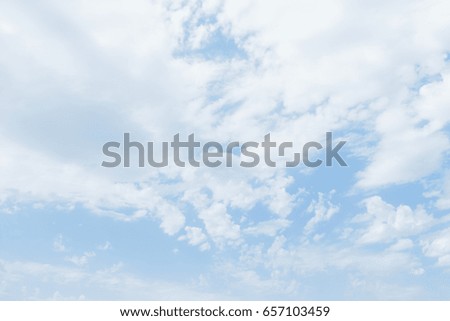 blue sky clouds