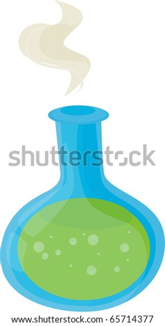 illustration of bottle on a white background