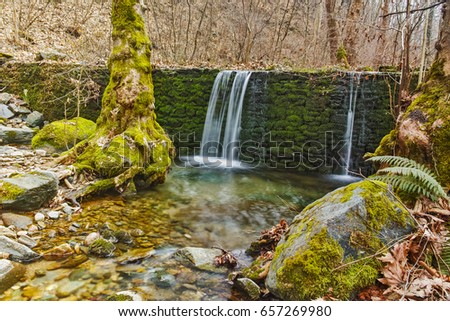 Amazing Waterfall on Crazy Mary River, Belasitsa Mountain, Bulgaria
