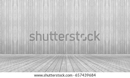 gray wall and floor wood background