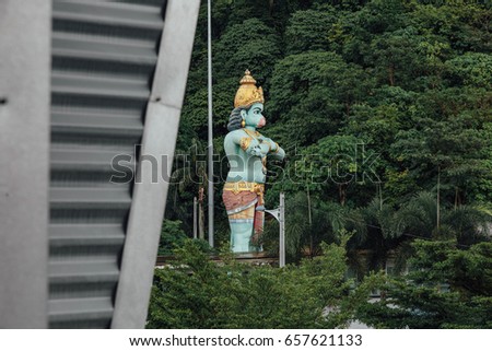 Hanuman statue near Batu Caves near Kuala Lumpur, Malaysia