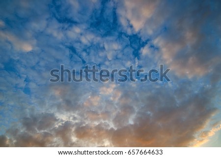 Clouds against blue sky