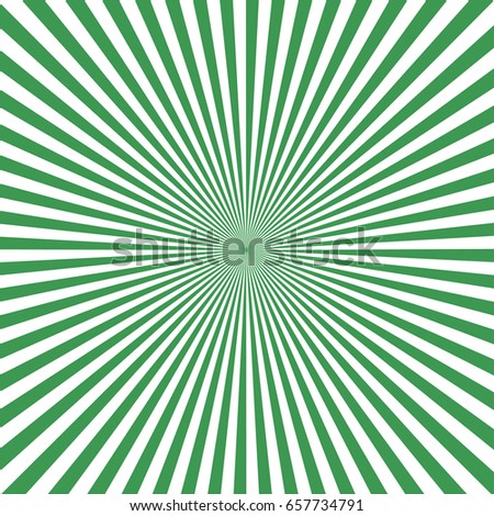 Vector Green and white background of rays