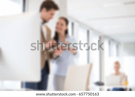 Business Blurred Concept