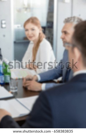 Blurred Business Background Concept