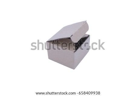 Cardboard box for sending