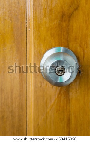 door knob wood background , basic wood door