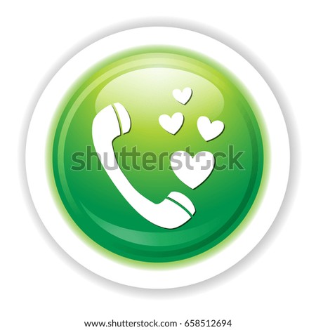 phone love icon