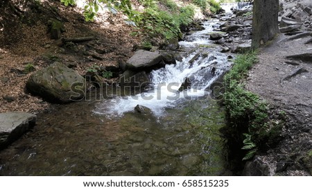 Waterfall Shipot, Transcarpathia, Ukraine