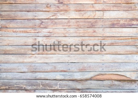 Old, dirty and vintage plank wall in dark tone, Plank several sheets used to make walls, background texture.
