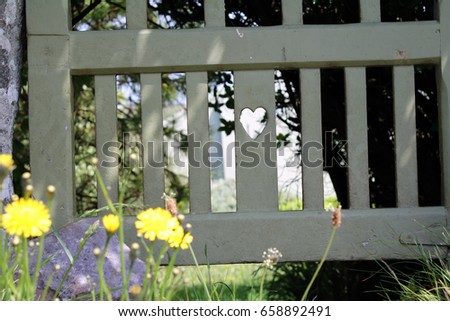 Heart on a Gate
