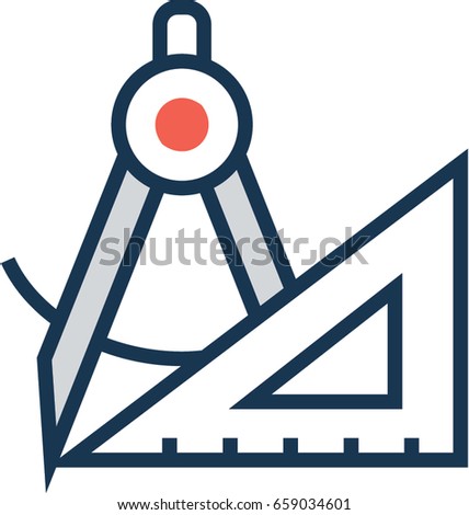 Draft Tool Vector Icon