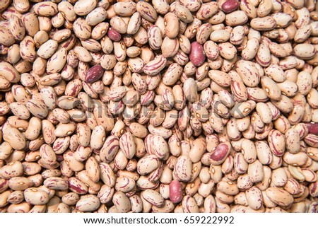 Pinto beans. Beans background. Natural organic beans