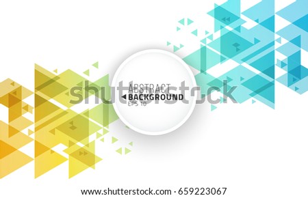 Abstract colorful geometric trancparency background. Vector illustration with place for text.