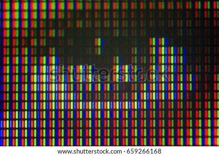 Closeup of pixels
