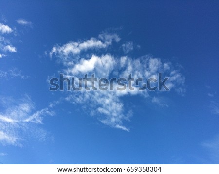 Sky blue clouds for  background