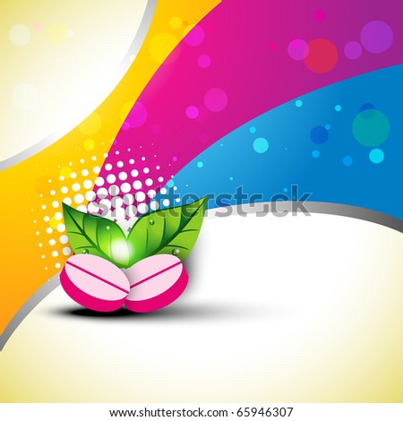 vector medicine on colorful background