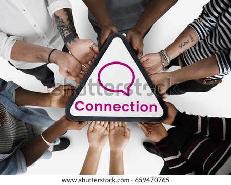 Stay Connected Social Connection Concept