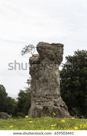 Stonehenge in thailand.mor-hin-khao chaiyaphum.