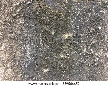 Dark rough cement wall texture background