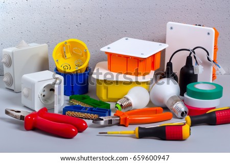 Electrical equipment Royalty-Free Stock Photo #659600947