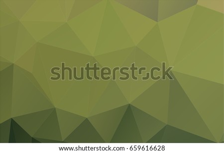 Abstract green polygon background