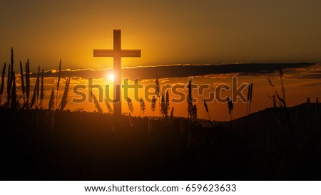 The cross on the mountain of Christ