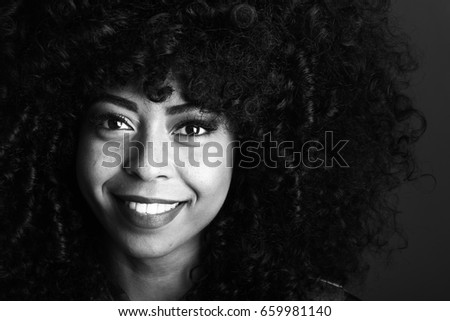 Beautiful woman smiling