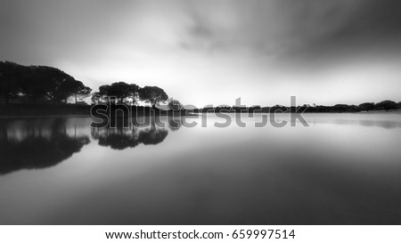 Symmetry on black and white fine art photography