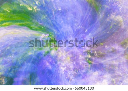 Floral purple floral background, blur zoom in motion