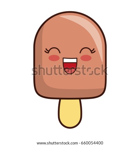 kawaii ice cream icon