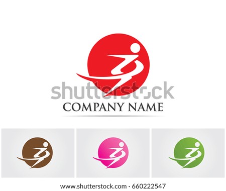 Health care people logo and symbols
