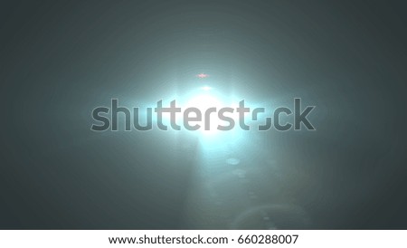 Flare Light overlays on black background.