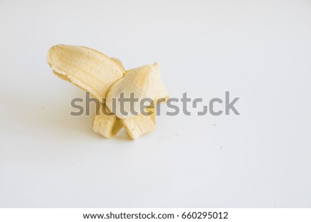 Piled banana