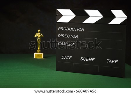The film spank and the statuette