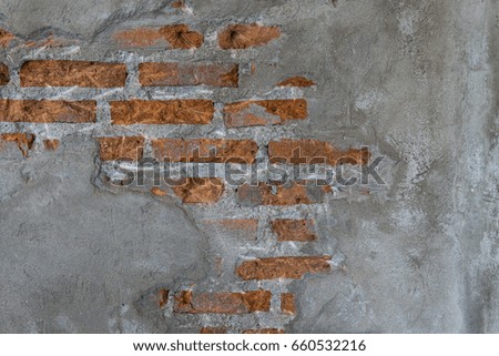 Background of old vintage brick wall texture grunge.may use to interior design