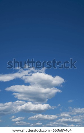 
Background material Blue sky and clouds