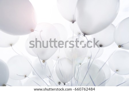 Balloons decoration for  party,balloon background