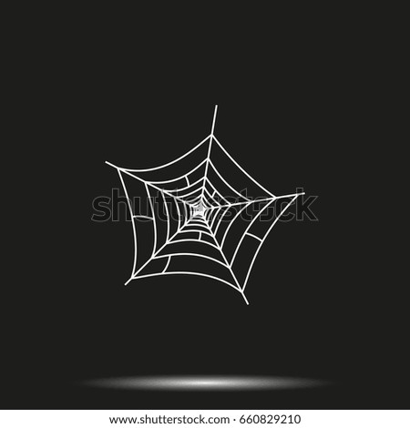 Spider net icon.