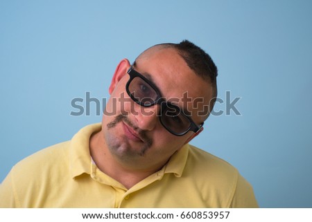Man in 3d glasses